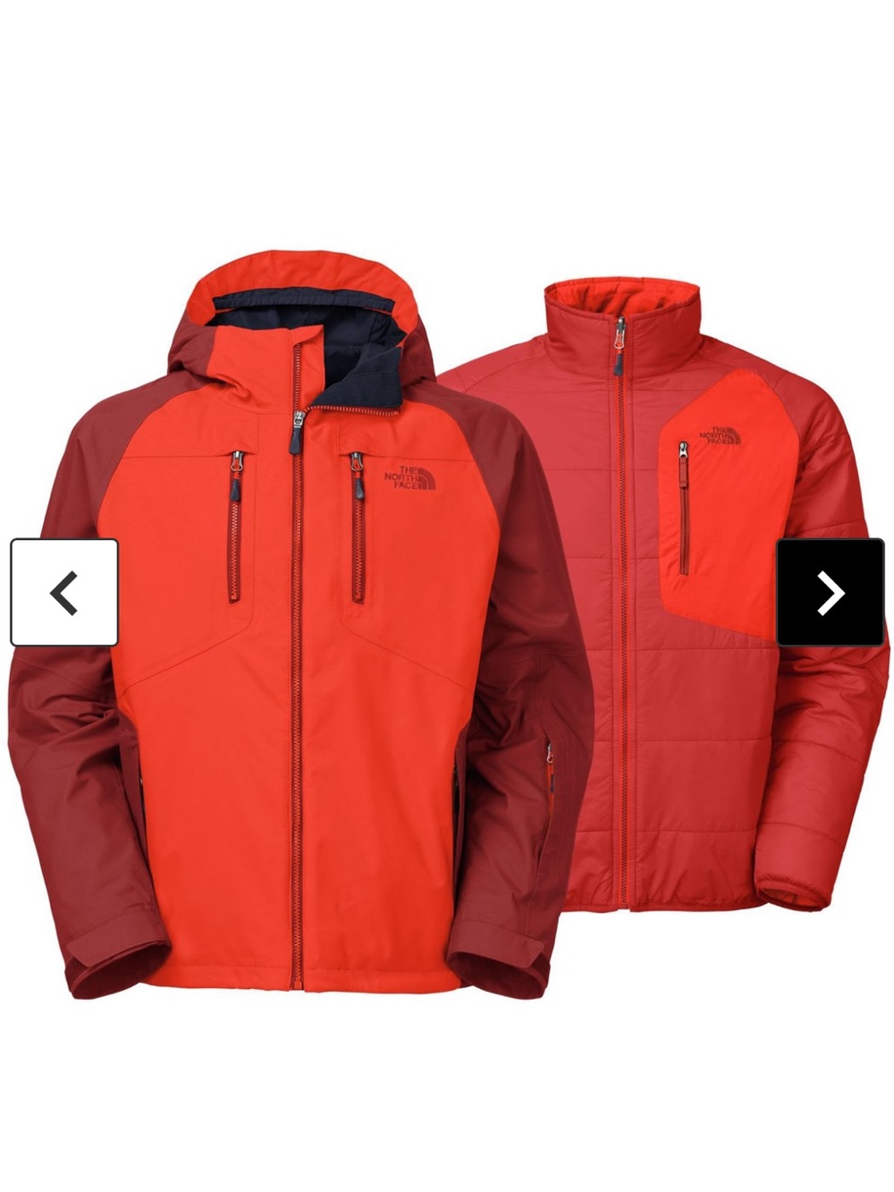 North Face Men’s Triclimate Jacket, S, EUC